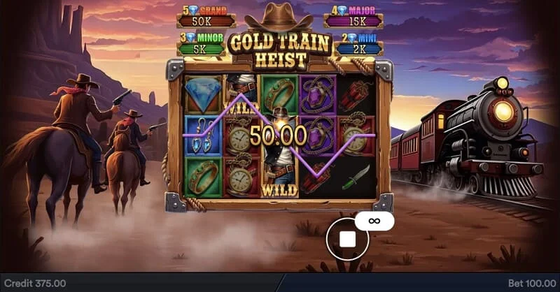 Gold Train Heist - bảng thanh toán và giá trị xu